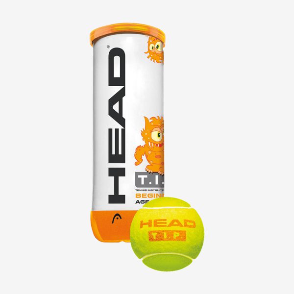 توپ تنیس هد TIP orange (قوطی ۳ عددی) تصویر دوم